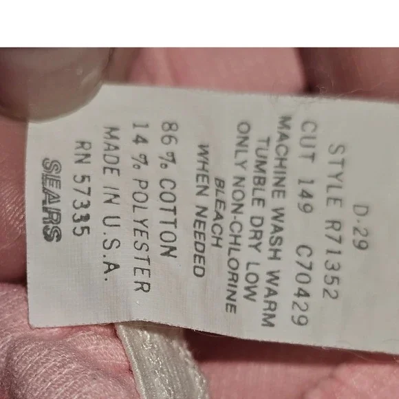 Vintage McKids Corduroy Overalls 20-25lbs 9-12months Pink - Picture 5 of 7